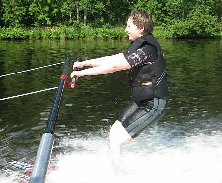 On the boom